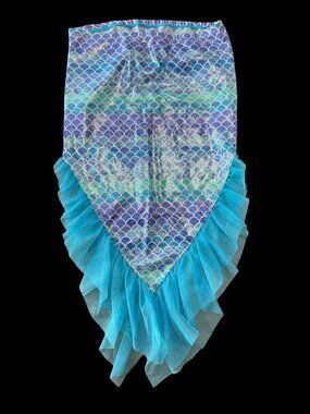 🌻10/$25 - Blue/Silver Mermaid Tail Bathing Suit Cover Up